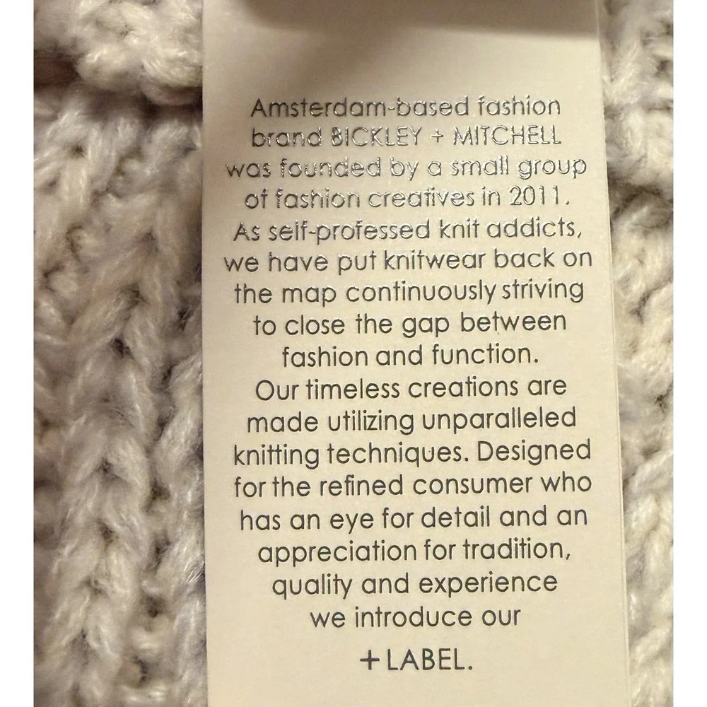 NWT Bickley And‎ Mitchell Slipper Socks Knit Linen Twist
